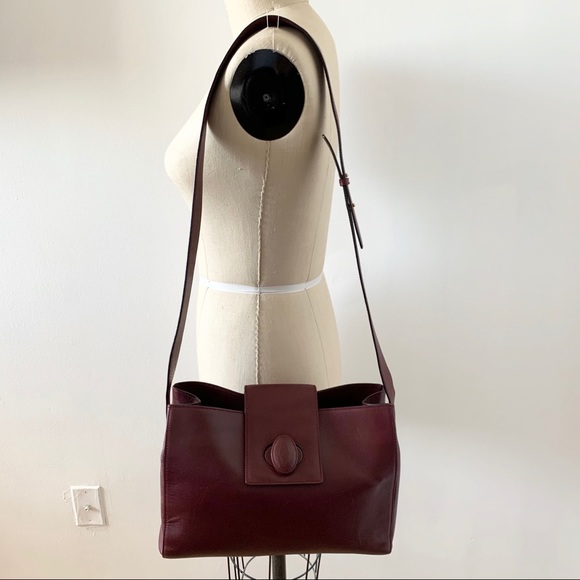 CARTIER Authentic Vintage Leather Crossbody Bag - Picture 2 of 14